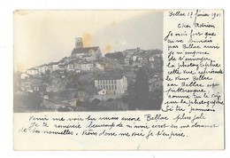 BELLAC (87) Carte Photo Vue De La Ville - Bellac