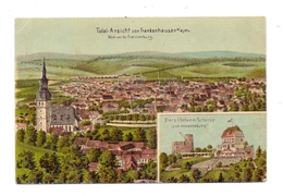 0-4732 BAD FRANKENHAUSEN, Bier- Und Obstweinschänke  "Zur Frankenburg", Total-Ansicht, 1899 - Bad Frankenhausen