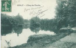 CPA  GENILLE L'ETANG DES MAROLLES - Genillé