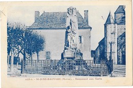 SAINT JUST SAUVAGE (51) Monument Aux Morts Guerre 1914-18 - Autres & Non Classés