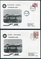 1981 Norway / Denmark 2 X SAS First Flight Covers. Kristiansand / Aalborg - Briefe U. Dokumente