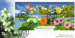 British Indian Ocean Territory - BIOT - 2018 - Plants, Part II - FDC (first Day Cover) - Territoire Britannique De L'Océan Indien