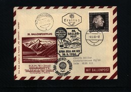 Austria / Oesterreich  1966 Interesting Ballonpost - Par Ballon