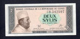 Banconota Africa - Guinea - 2 Sylis 1981 - Otros – Africa