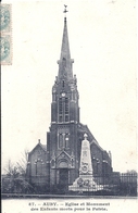 NORD - 59 - AUBY - Eglise Et Monument Des Enfants Morts Pour La Patrie - Auby