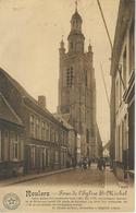 Roulers  -   Tour De L'Eglise St-Michel   -   1932   Naar  Bruxelles - Roeselare