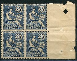 LEVANT N°24 ** / * EN BLOC DE 4 - Unused Stamps