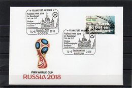 Deutschland, 2018, Brief Mit Michel 3380 Und Sonderstempel, Fußball-WM Russland, Moskau, Eröffnungsspiel - Lettres & Documents