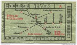 Stadtverkehr Bayreuth - Fahrschein 10Rpf. - Europe