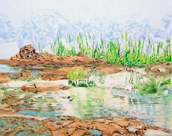 Delcampe - Alcantara #4, Oil On Canvas 56x71 Cm, Year 2007 - M. Pianese - Huiles