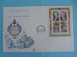 FDC Bloc Revolution Française 1990 - French Revolution