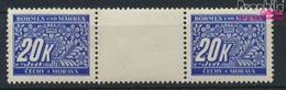 Böhmen Und Mähren P14 Zwischenstegpaar Postfrisch 1939 Portomarken (9222562 - Unused Stamps