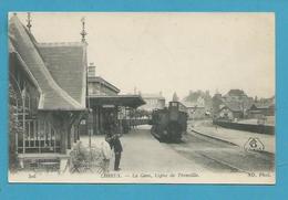 CPA 306 - Chemin De Fer Ligne De Trouville Train En Gare De LISIEUX 14 - Lisieux