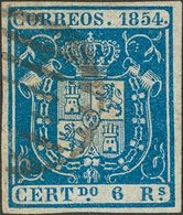 1º Y 2º Centenario. º 24/27 1854. Serie Completa. Grandes Márgenes Y Matasellos Limpios En Cada Uno De Los Valores. MAGN - Altri & Non Classificati