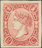 1º Y 2º Centenario. * 69 1865. 2 Cuartos Carmín. Enormes Márgenes Y Color Intenso. PIEZA DE LUJO. 2018 430. - Altri & Non Classificati