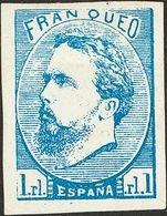 1º Y 2º Centenario. * 156 1873. 1 Real Azul. PIEZA DE LUJO. Cert. CEM. 2018 785. - Altri & Non Classificati