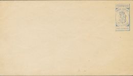 Entero Postal. Entero Postal Privado. (*) EPF2 (1875ca). 3 Cuartos Azul Ejército Real De Cataluña, Sobre Entero Postal P - Autres & Non Classés