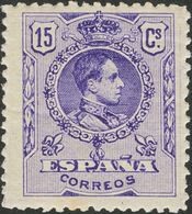 1º Y 2º Centenario. ** 270 1909. 15 Cts Violeta. PIEZA DE LUJO. - Otros & Sin Clasificación