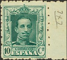 1º Y 2º Centenario. (*) 314de 1922. 10 Cts Verde. DENTADO 6 ½. MAGNIFICO. 2015 93. - Altri & Non Classificati