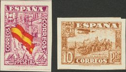 1º Y 2º Centenario. **/* 802/13s 1936. Serie Completa, Doce Valores (el 4 Pts Leve Doblez). MAGNIFICA. 2018 383. - Otros & Sin Clasificación