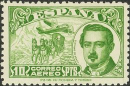 1º Y 2º Centenario. * 990N 1945. 10 Pts Verde. NºA000.000. MAGNIFICO Y RARO. 2015 75. - Otros & Sin Clasificación