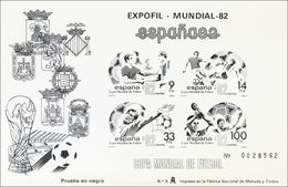 Pruebas De Lujo. ** 4/5P 1982. Pruebas De Lujo. MUNDIAL 82. MAGNIFICAS. 2018 68. - Sonstige & Ohne Zuordnung