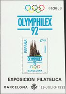 Pruebas De Lujo. ** 26P 1992. Prueba De Lujo. OLYMPHILEX 92. MAGNIFICA. 2018 18. - Other & Unclassified