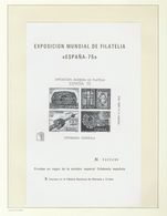 Pruebas De Lujo. ** (1975ca). Conjunto De Pruebas De Lujo Entre 1975 Y 2000, Conteniendo Las Pruebas De España 75, Espam - Other & Unclassified