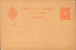 Entero Postal. (*) EP39 1901. 10 Cts Naranja Sobre Tarjeta Entero Postal. MAGNIFICA. 2018 235. - Altri & Non Classificati