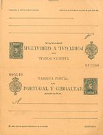Entero Postal. (*) EP44 1903. 5 Cts + 5 Cts Verde Azul Sobre Tarjeta Entero Postal, De Ida Y Vuelta. MAGNIFICA. 2018 66. - Altri & Non Classificati