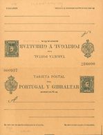 Entero Postal. (*) EP44cb 1903. 5 Cts + 5 Cts Verde Sobre Tarjeta Entero Postal, De Ida Y Vuelta. Variedad DIRECCION SIN - Sonstige & Ohne Zuordnung