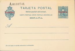 Entero Postal. (*) EP63 1931. 25 Cts Azul Sobre Tarjeta Entero Postal. MAGNIFICA. 2018 89. - Otros & Sin Clasificación