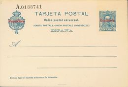 Entero Postal. (*) EP63 1931. 25 Cts Azul Sobre Tarjeta Entero Postal. MAGNIFICA. 2018 89. - Altri & Non Classificati
