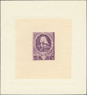 1º Y 2º Centenario. (*) (1926ca). Conjunto De Cinco PRUEBAS DE PUNZON, En Diferentes Colores Con La Efigie Del Rey Felip - Altri & Non Classificati