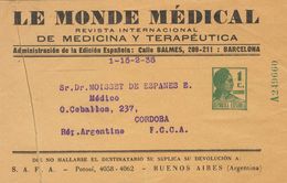 Entero Postal. Entero Postal Privado. Sobre EP1001A 1935. 1 Cts Verde Sobre Faja De Periódico Entero Postal Privado LE M - Otros & Sin Clasificación