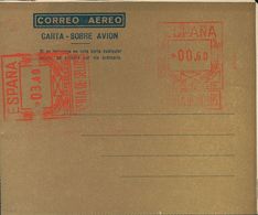 Entero Postal. Aerograma. (*) AE22C 1948. 60 Cts + 3'40 Pts Sobre Aerograma Con Doble Franqueo, Uno Horizontal, Sobre Ca - Otros & Sin Clasificación