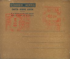 Entero Postal. Aerograma. (*) AE22Ca 1948. 60 Cts + 3'40 Pts Sobre Aerograma Con Franqueo Doble, Uno Horizontal, Sobre C - Otros & Sin Clasificación