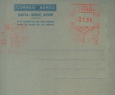 Entero Postal. Aerograma. (*) AE27 1948. 1'55 Pts + 2'45 Pts Sobre Aerograma Con Doble Franqueo, Uno Horizontal, Sobre G - Altri & Non Classificati