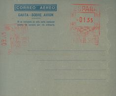 Entero Postal. Aerograma. (*) AE27 1948. 1'55 Pts + 2'45 Pts Sobre Aerograma Con Doble Franqueo, Uno Horizontal, Sobre G - Autres & Non Classés