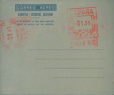 Entero Postal. Aerograma. (*) AE27a 1948. 1'55 Pts + 2'45 Pts Sobre Aerograma Con Doble Franqueo, Uno Horizontal, Sobre  - Altri & Non Classificati