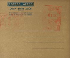 Entero Postal. Aerograma. (*) AE27C 1948. 1'55 Pts + 2'45 Pts Sobre Aerograma Con Doble Franqueo, Uno Horizontal, Sobre  - Other & Unclassified
