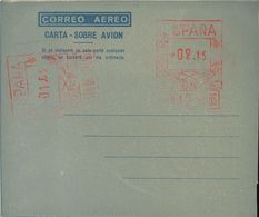 Entero Postal. Aerograma. (*) AE30a 1948. 2'15 Pts + 1'85 Pts Sobre Aerograma Con Doble Franqueo, Uno Horizontal, Sobre  - Autres & Non Classés