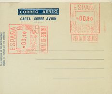 Entero Postal. Aerograma. (*) AE59 1956. 90 Cts + 3'10 Pts Sobre Aerograma Con Doble Franqueo, Uno Horizontal. MAGNIFICO - Otros & Sin Clasificación