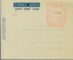 Entero Postal. Aerograma. (*) AE61 1956. 4 Pts Sobre Aerograma. Variedad "GARTA" EN LUGAR DE CARTA. MAGNIFICO Y MUY RARO - Otros & Sin Clasificación