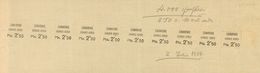 Canarias. (*) 27 1937. 2'50 Pts Negro. PRUEBA DE LA SOBRECARGA, De Las Diez Posiciones Del Bloque Reporte. MAGNIFICA Y R - Altri & Non Classificati