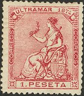 Cuba. * 27/30 1874. Serie Completa, A Falta Del 50 Cts Gris. MAGNIFICA. 2018 416. - Cuba (1874-1898)