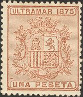Cuba. */(*) 31/34 1875. Serie Completa. Excelentes Centrajes. MAGNIFICA. - Cuba (1874-1898)