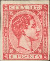 Cuba. */(*) 44s, 46/49s 1878. Serie Completa, A Falta Del 10 Cts Negro. SIN DENTAR. MAGNIFICA. 2018 285. - Kuba (1874-1898)