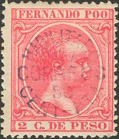 Fernando Poo. * 24 1896. 50 Cts Sobre 2 Ctvos Rosa. MAGNIFICO. 2018 110. - Fernando Po