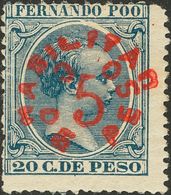 Fernando Poo. * 38 1896. 5 Ctvos Sobre 20 Ctvos Azul. BONITO. 2018 220. - Fernando Po